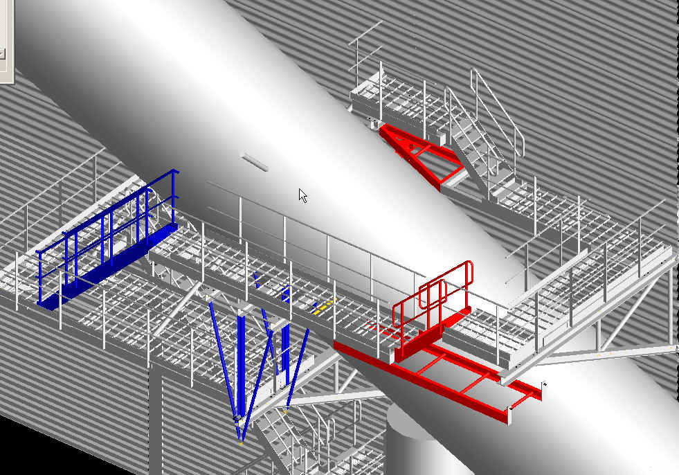 Platform and Access Stairs @ Waste Incineration Plant