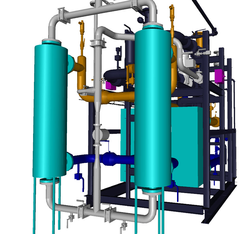 Standard Unit; Production of Hot Tap Water and Distribution Pumps