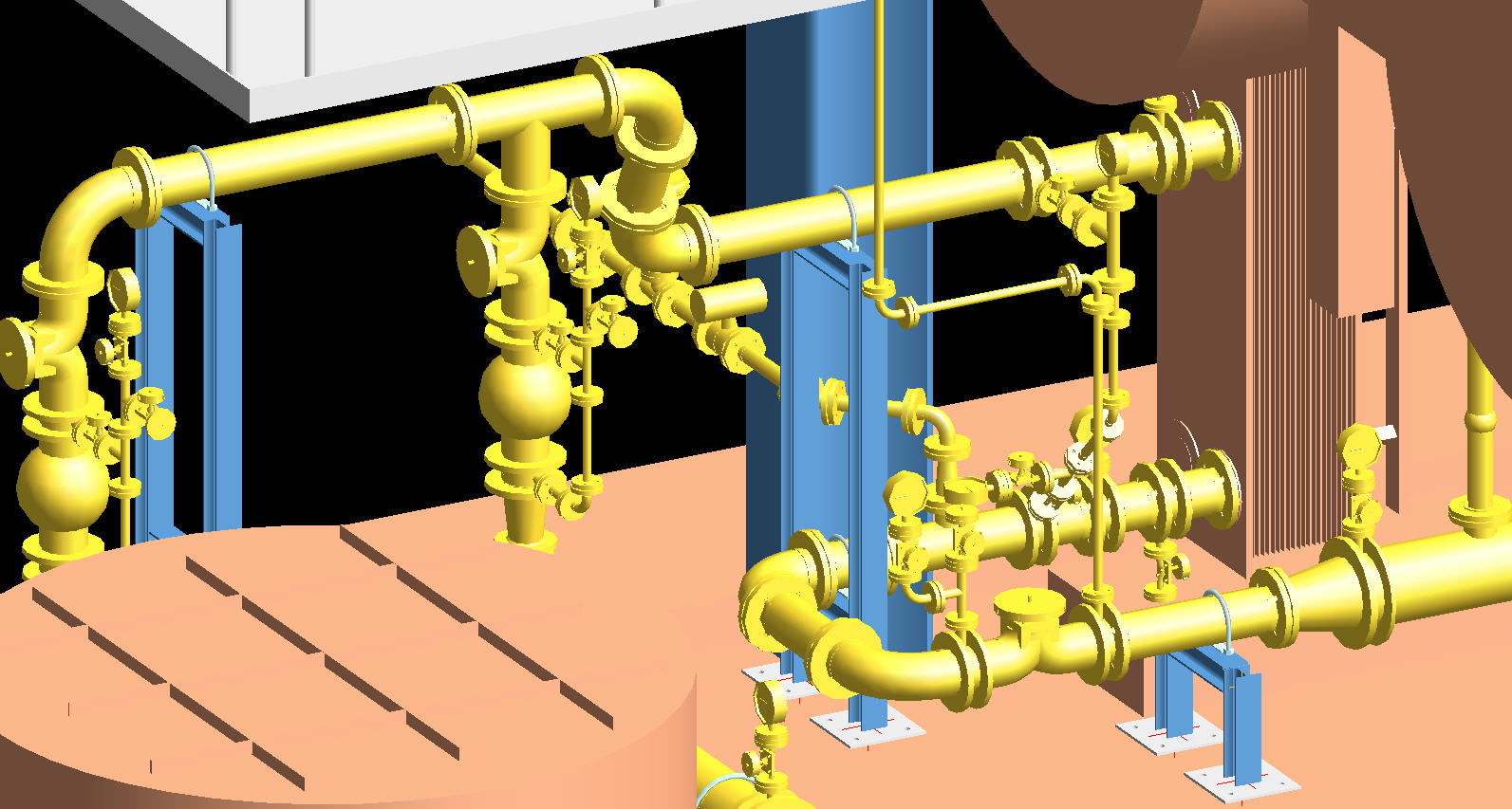 Detail Design of Piping Installation for a Chemical Plant