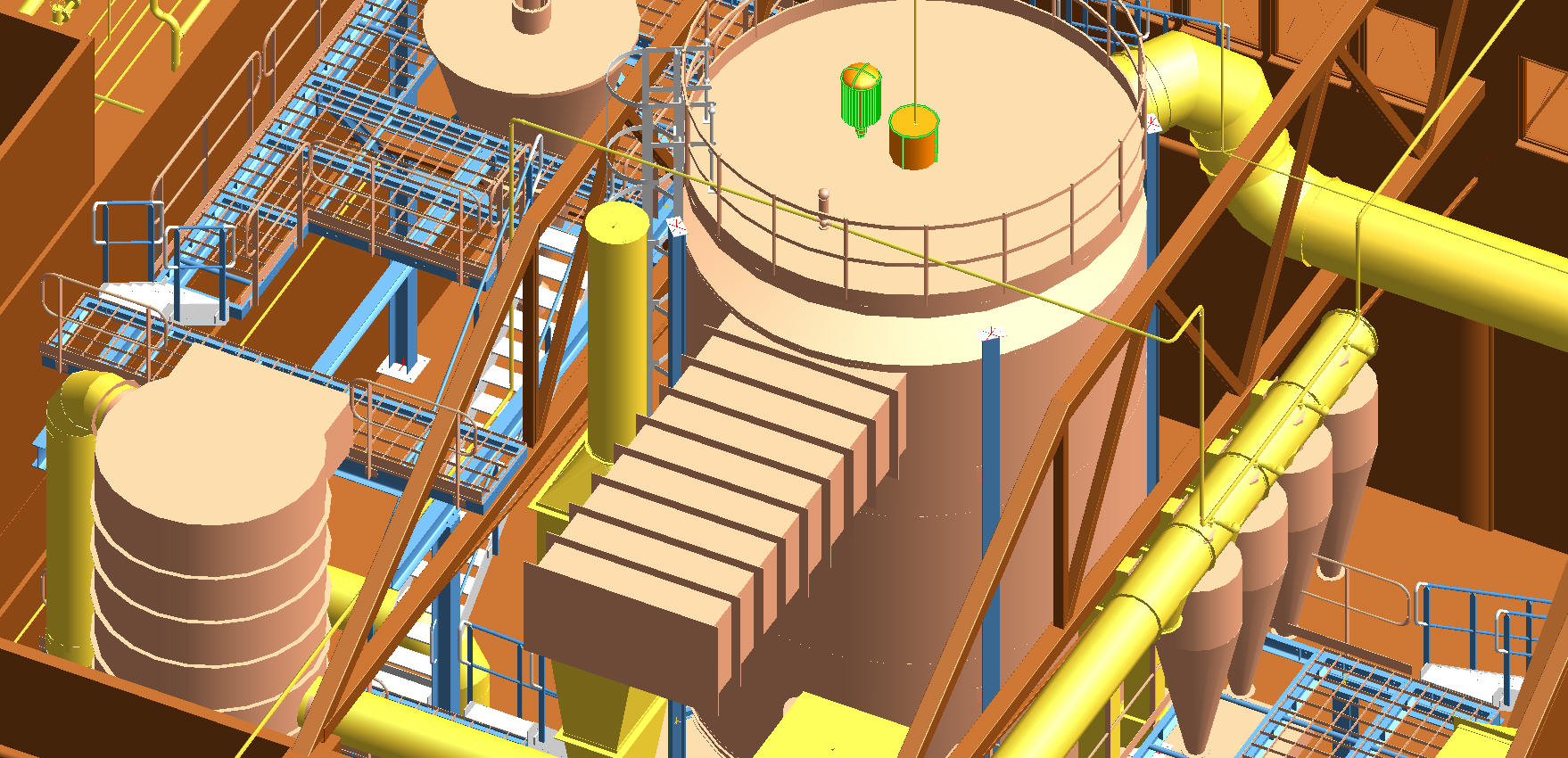 Process Installation @ API Factory for Producing Dextran - Spray Tower