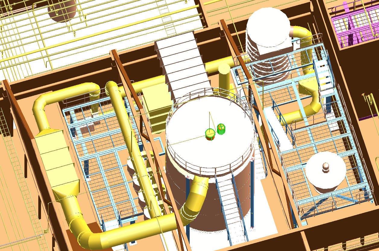 Process Installation @ API Factory for Producing Dextran - Spray Tower