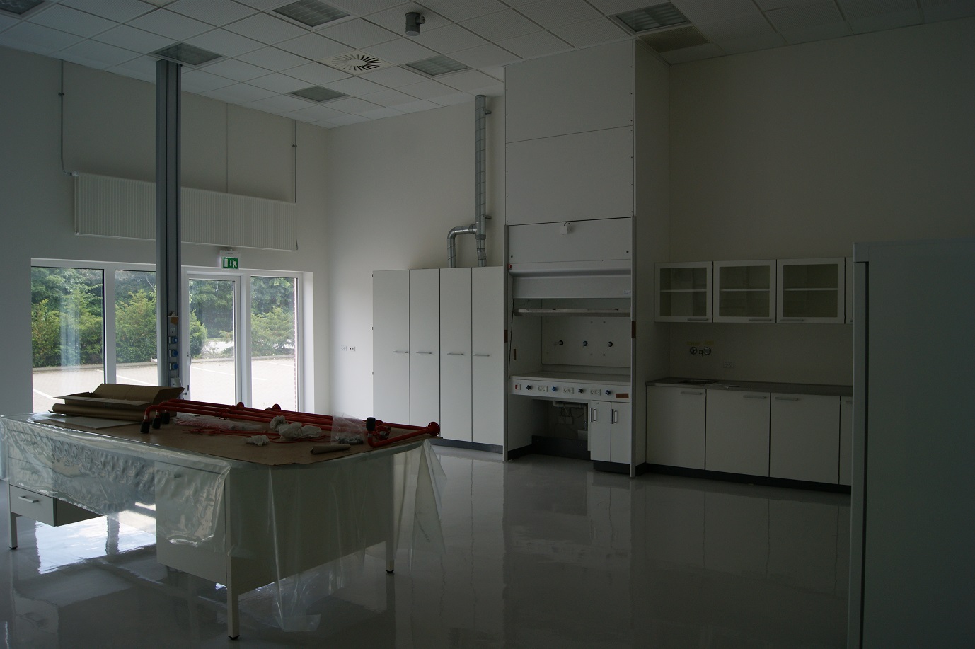 Lab facility at API factory (Active Pharmaceutical Ingredient)
