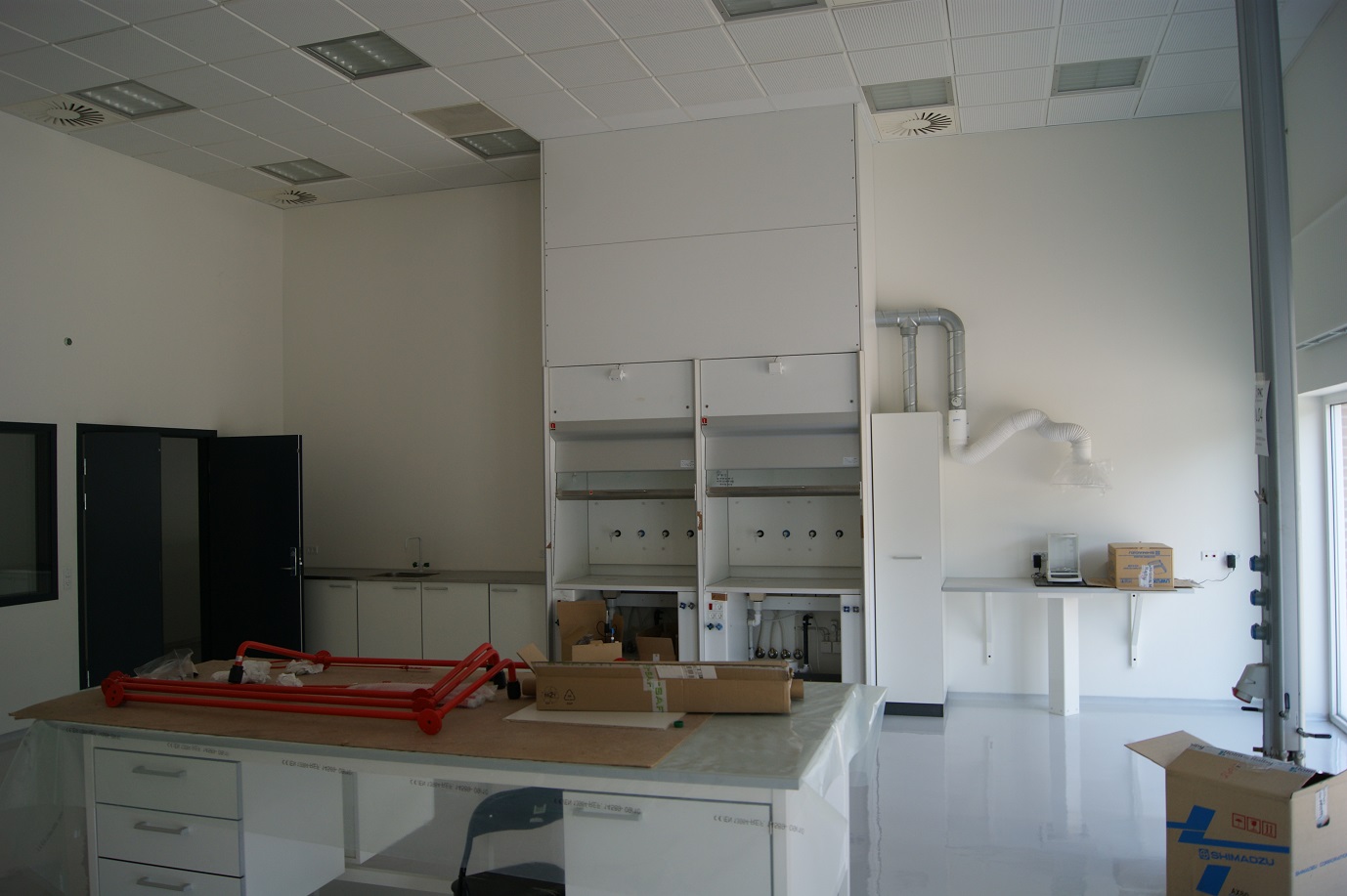 Lab facility at API factory (Active Pharmaceutical Ingredient)