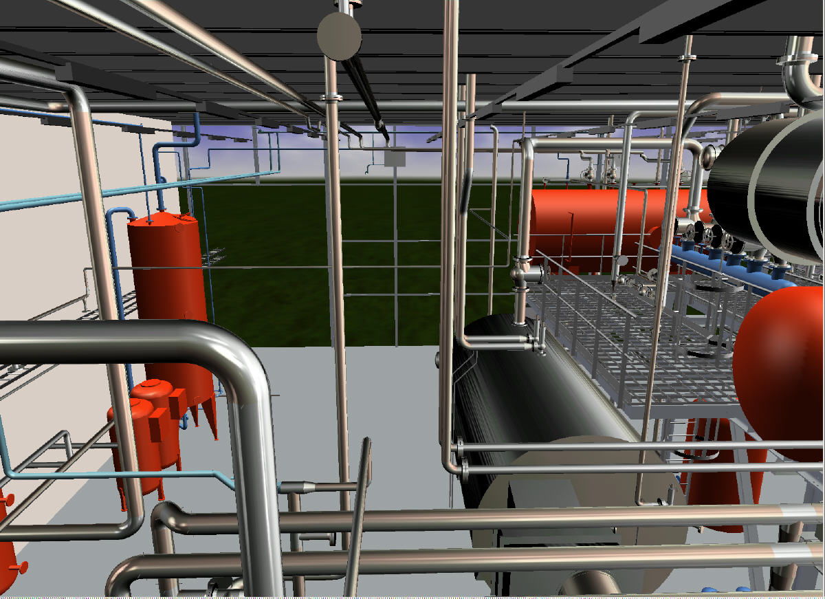 Steam Boiler Plant at Pharmaceutical Factory